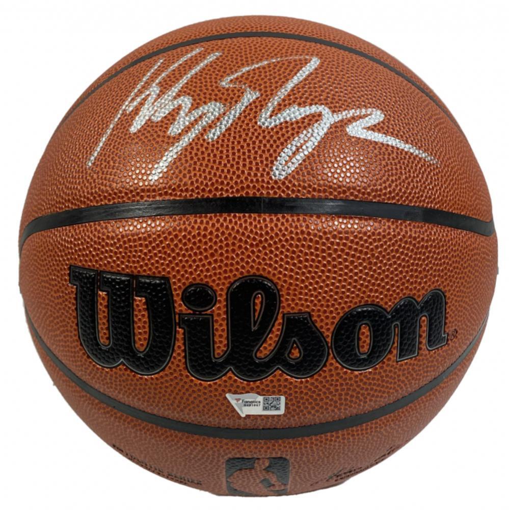 KLAY THOMPSON Golden State Warriors Autographed Wilson Indoor/Outdoor Basketball FANATICS