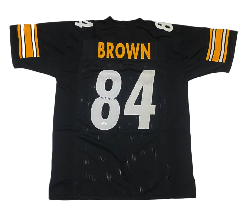 Antonio Brown Autographed #84 Black Jersey JSA