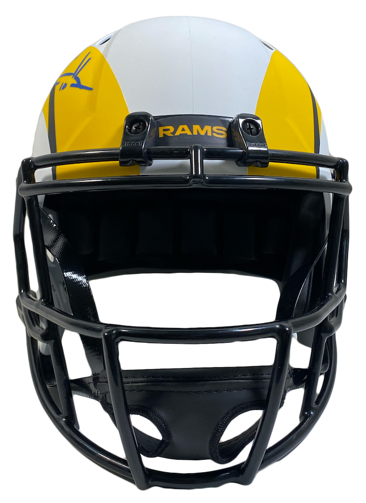 COOPER KUPP Autographed Los Angeles Rams Speed Lunar Eclipse Full Size Helmet FANATICS