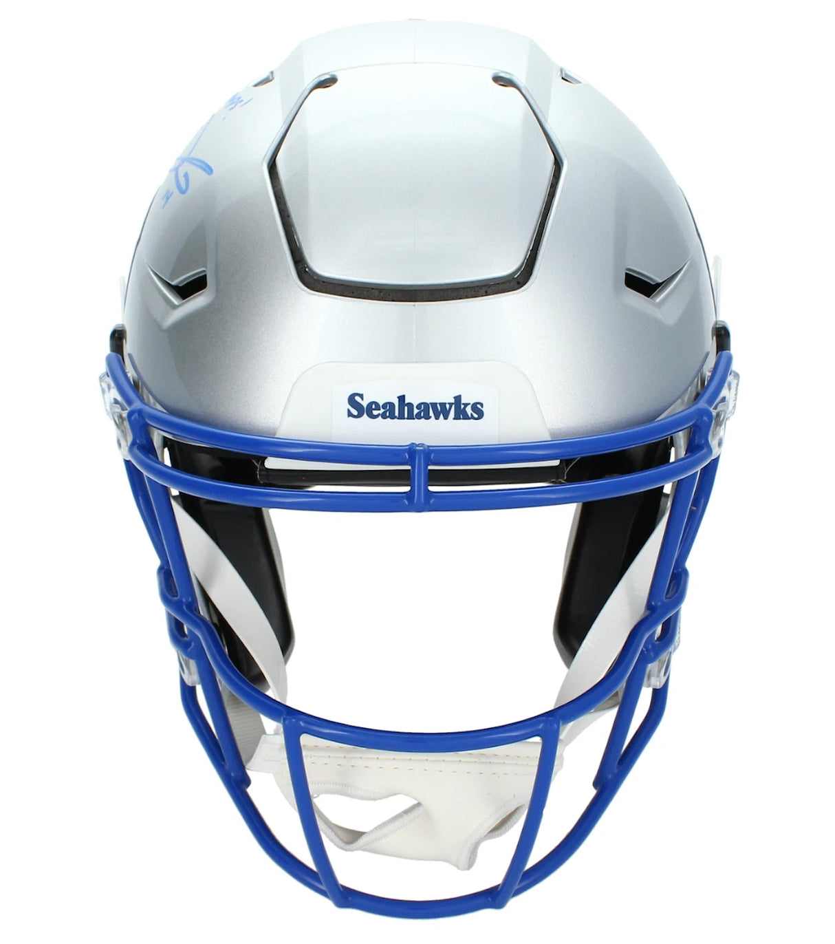 Sam Darnold Autographed/Inscribed "SB LX Champs!" Seattle Seahawks 1983-01 Throwback Speedflex Authentic Helmet Beckett Witnessed