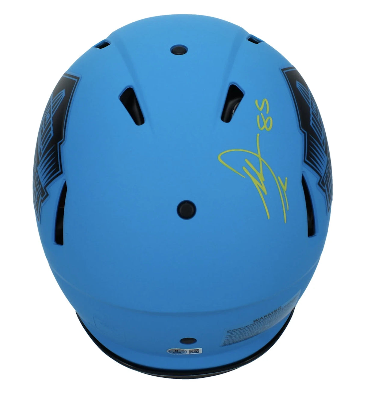 Antonio Gates Autographed Hall of Fame Logo RAVE Speed Full Size Helmet Beckett Witnessed
