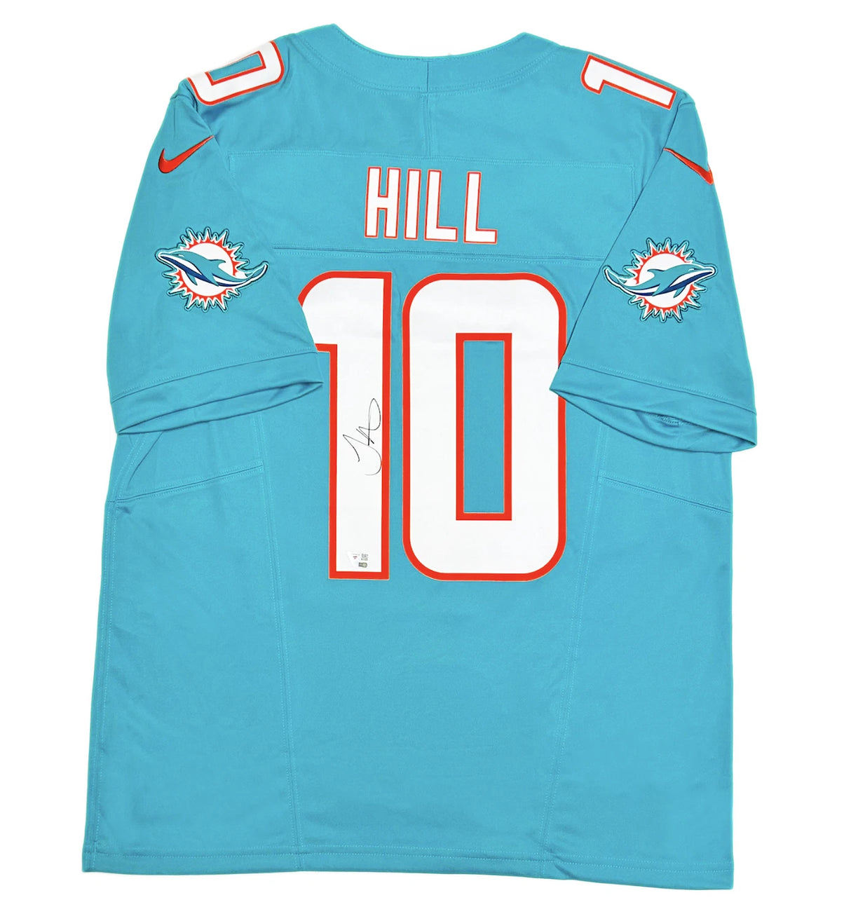 Tyreek Hill Autographed Miami Dolphins Aqua Nike Game Jersey Fanatics