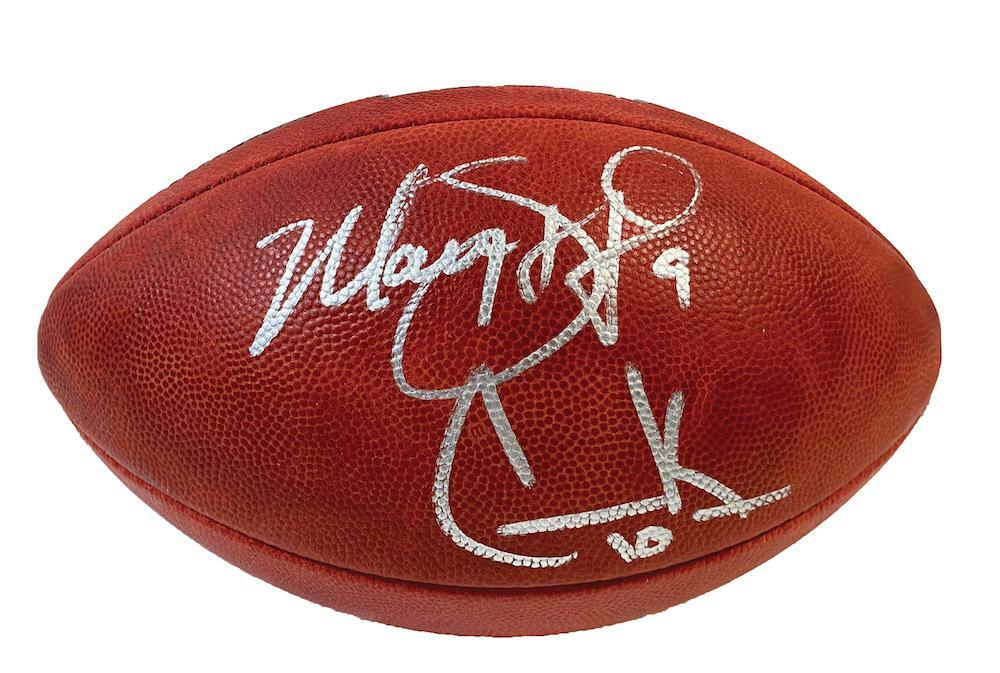 MATTHEW STAFFORD/COOPER KUPP Dual Autographed Official NFL Wilson Duke Football FANATICS
