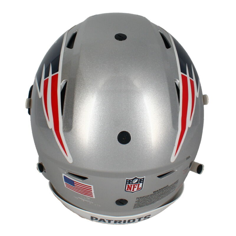 Tom Brady Autographed Orange Ink Edition New England Patriots Authentic Speed Flex Helmet Fanatics LE 1/12
