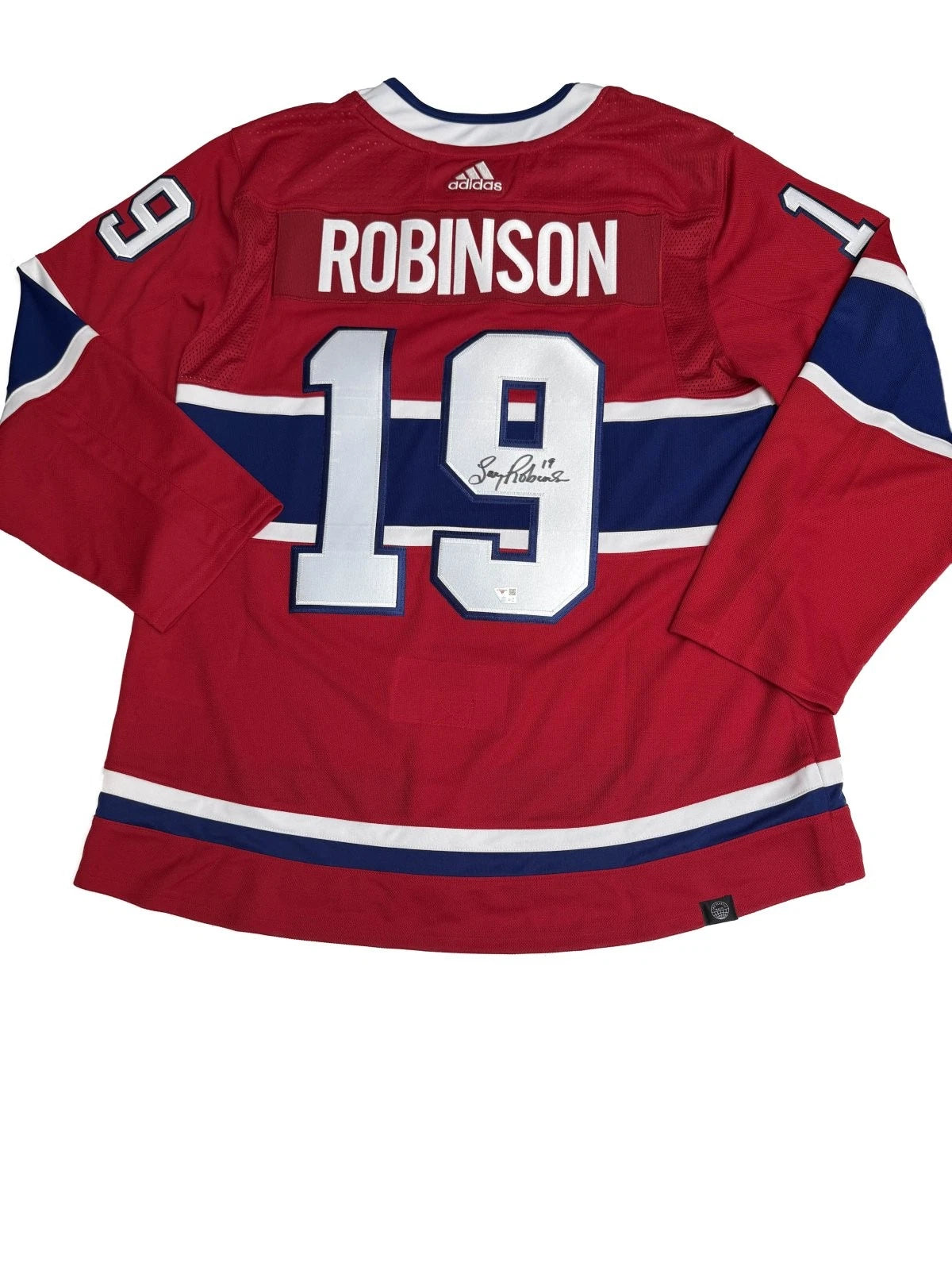 Larry Robinson Autographed Montreal Canadiens Authentic Adidas Red Jersey Fanatics