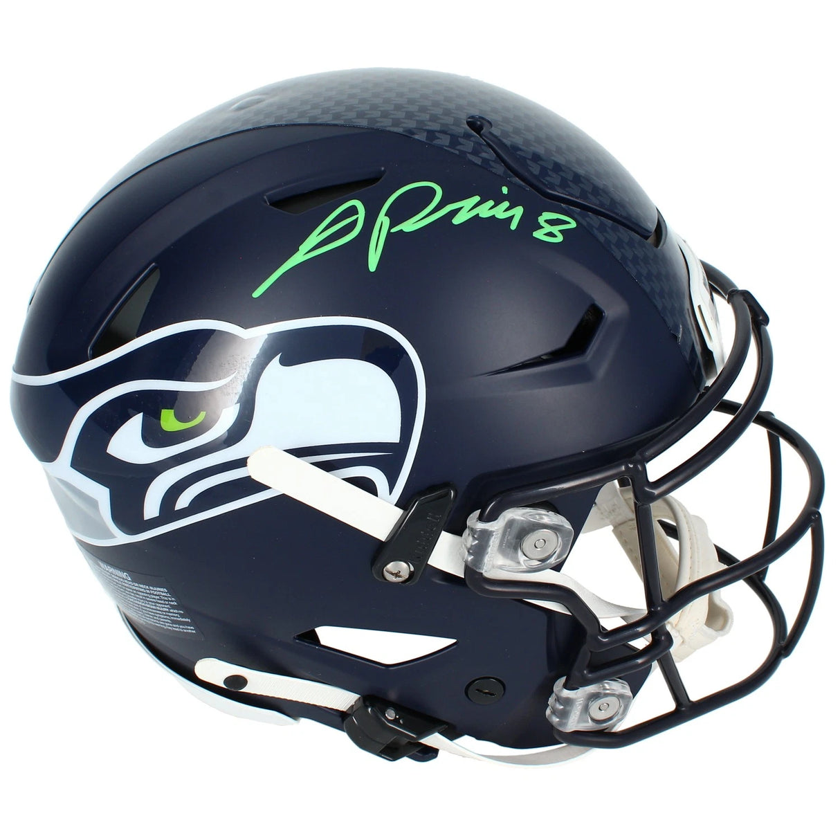 Jadarian Price Autographed Seattle Seahawks Speedflex Authentic Helmet Beckett Witnessed