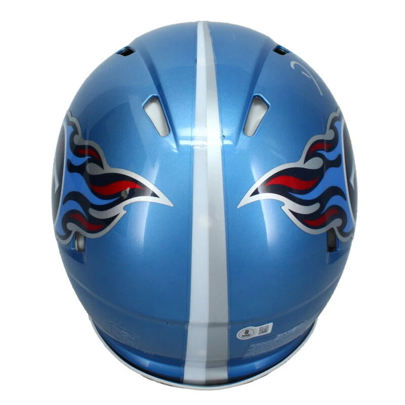 DeAndre Hopkins Autographed Tennessee Titans Flash Speed Authentic Helmet Beckett Witnessed