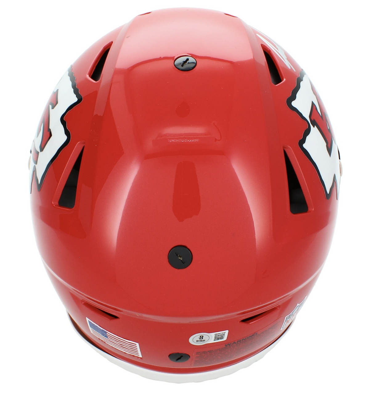 Jared Allen Autographed/Inscribed "HOF 25" Kansas City Chiefs Speedflex Authentic Helmet Beckett Witnessed