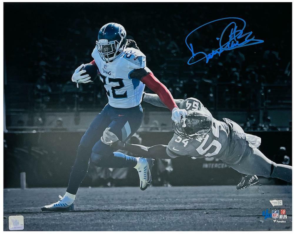 DERRICK HENRY Autographed Tennessee Titans 16" x 20" Spotlight Photograph FANATICS LE 1/25