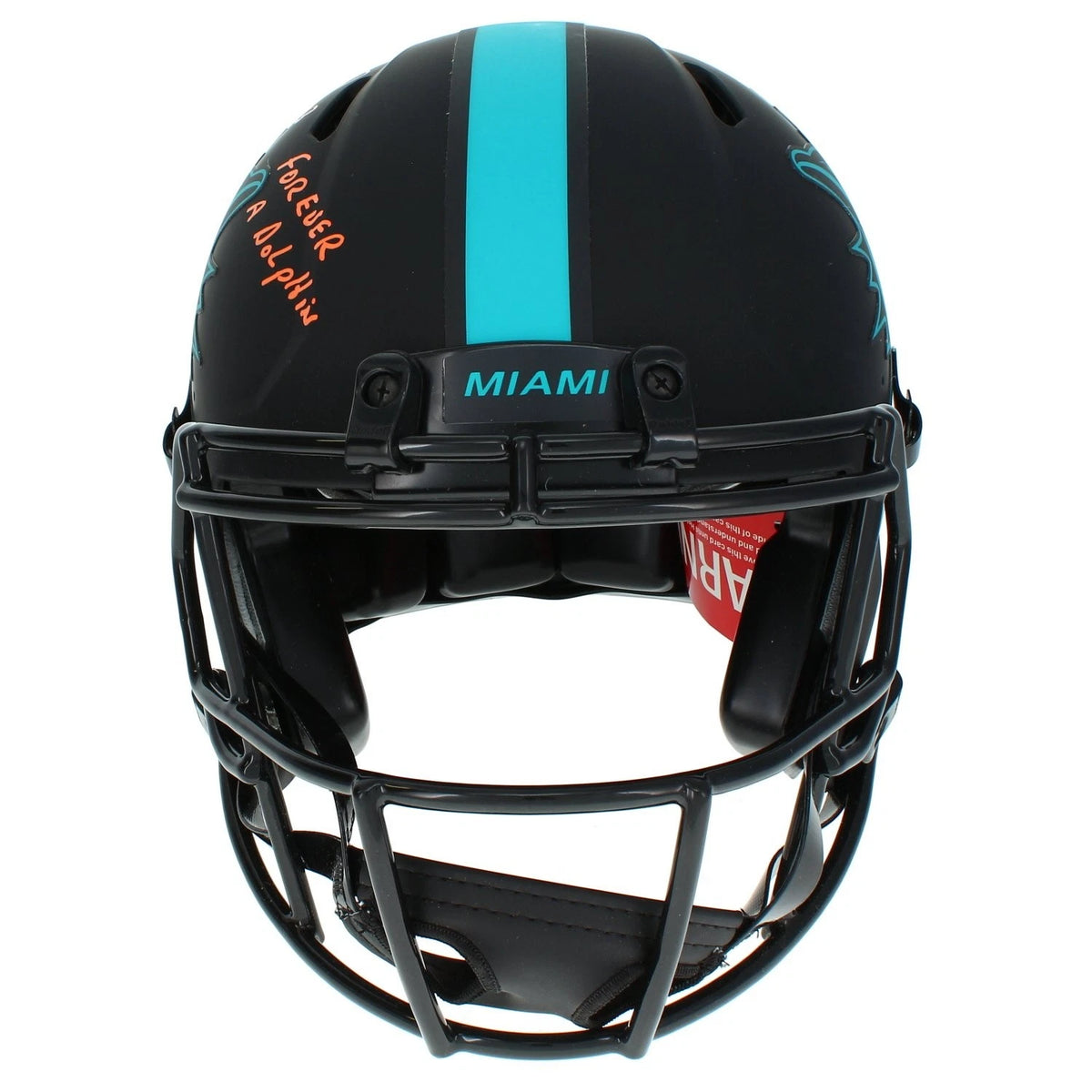 Dan Marino Autographed/Inscribed "Forever A Dolphin" Miami Dolphins Eclipse Speed Authentic Helmet Beckett Witnessed