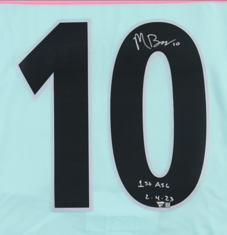 MATT BENIERS Autographed/Inscribed "1st ASG 2.4.23" Seattle Kraken 2023 NHL All-Star Game Jersey FANATICS