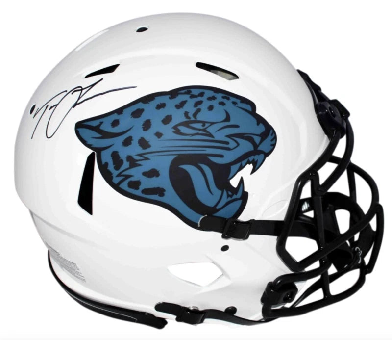 Trevor Lawrence Autographed Jacksonville Jaguars Speed Lunar Eclipse Authentic Helmet Fanatics