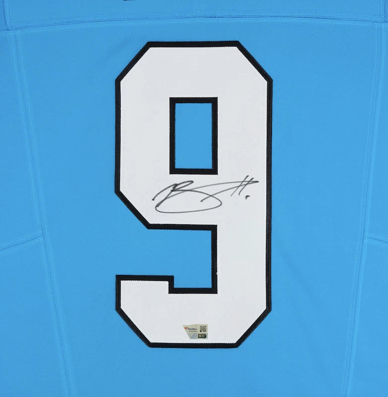Bryce Young Autographed Carolina Panthers Blue Alternate Nike F.U.S.E. Limited Jersey Fanatics