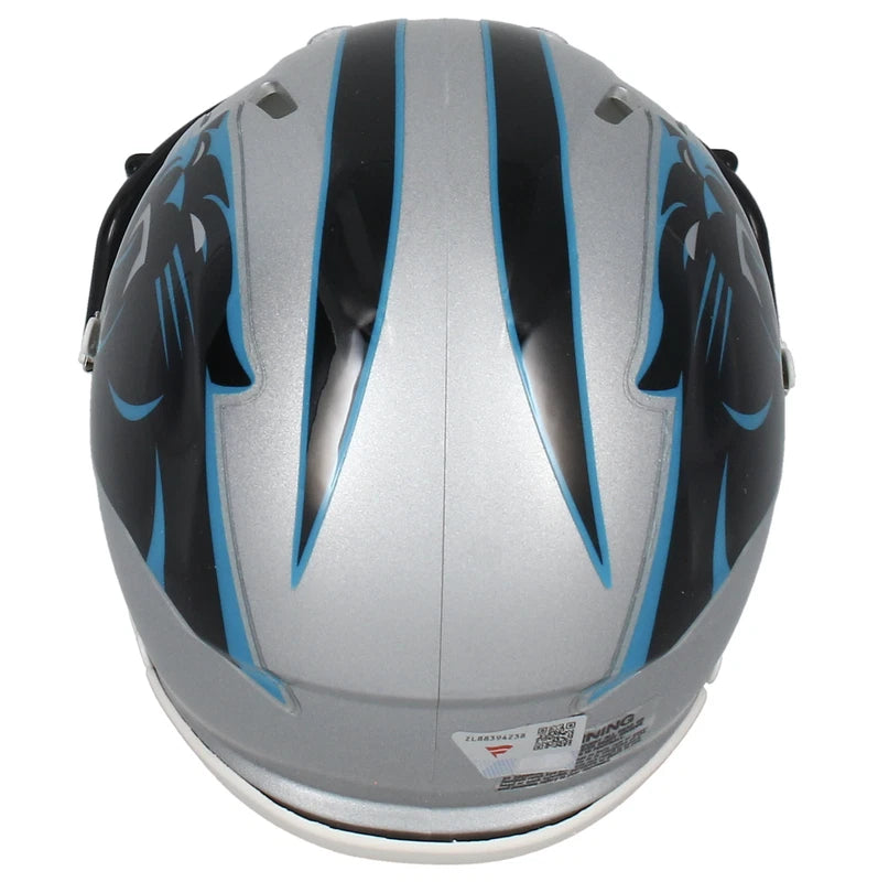 Tetairoa McMillan Autographed Carolina Panthers Speed Mini Helmet Fanatics