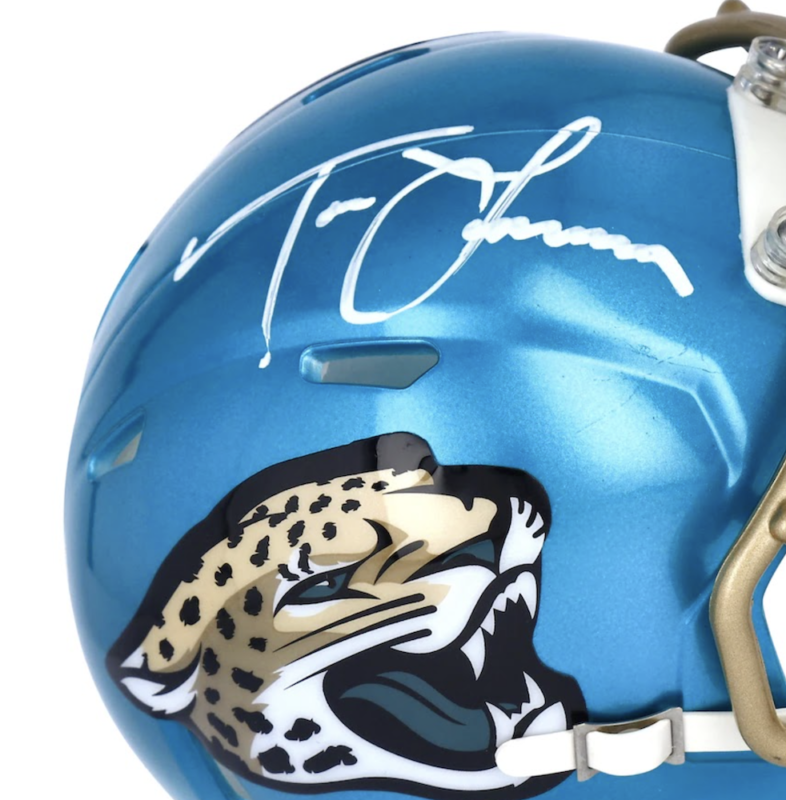 Trevor Lawrence Autographed Jacksonville Jaguars Flash Speed Mini Helmet Fanatics