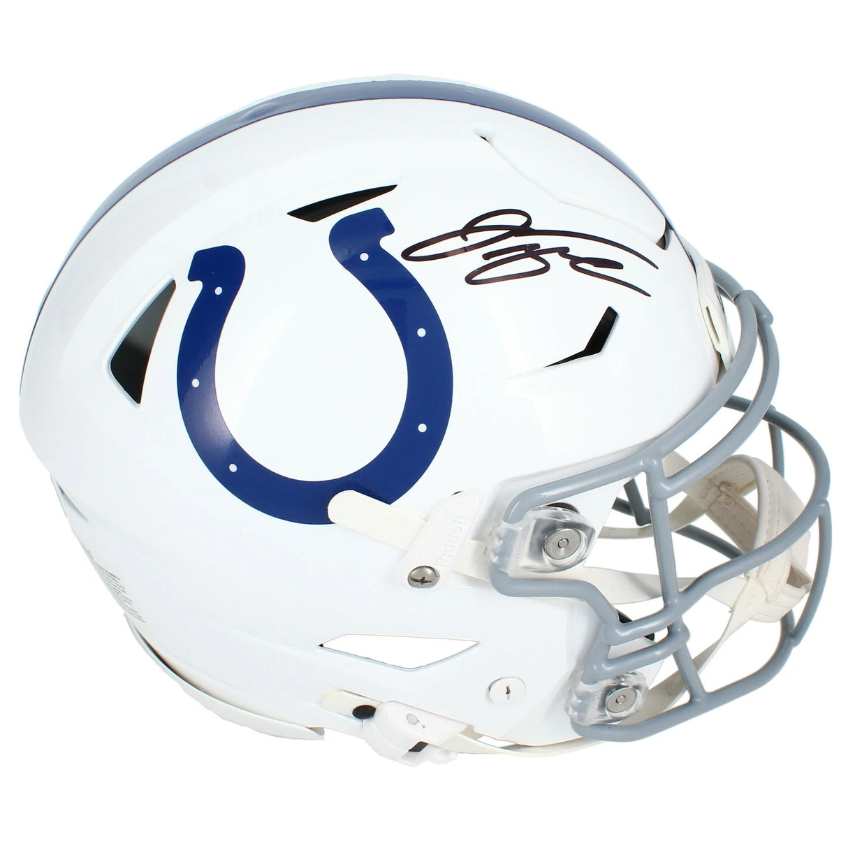 Jonathan Taylor Autographed Indianapolis Colts Speedflex Authentic Helmet Beckett Witnessed