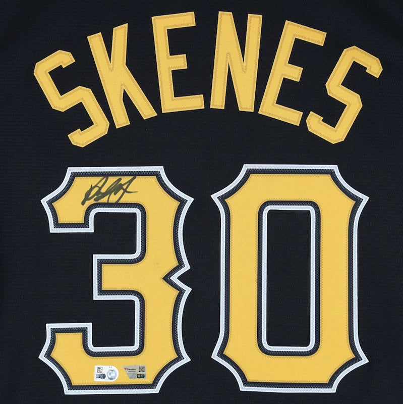 Paul Skenes Autographed Pittsburgh Pirates Black Nike Replica Jersey Fanatics