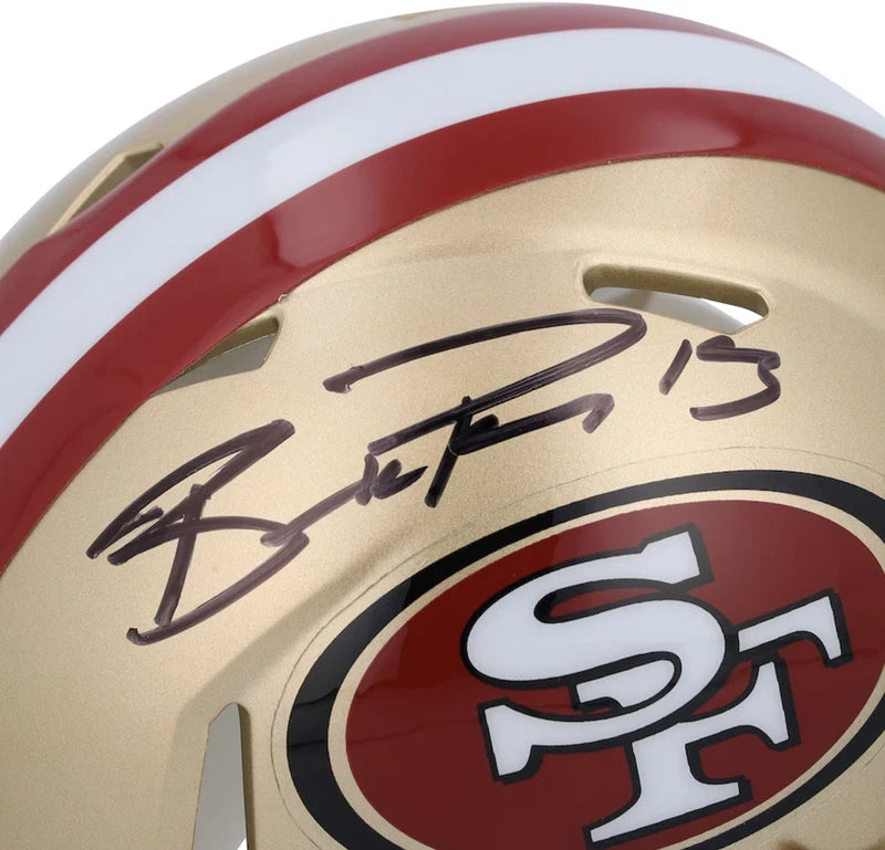 Brock Purdy Autographed San Francisco 49ers Speed Mini Helmet Fanatics