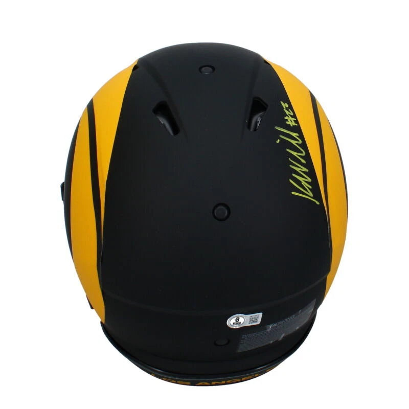 Kyren Williams Autographed (In Yellow) Los Angeles Rams Speed Eclipse Authentic Helmet Beckett Witnessed