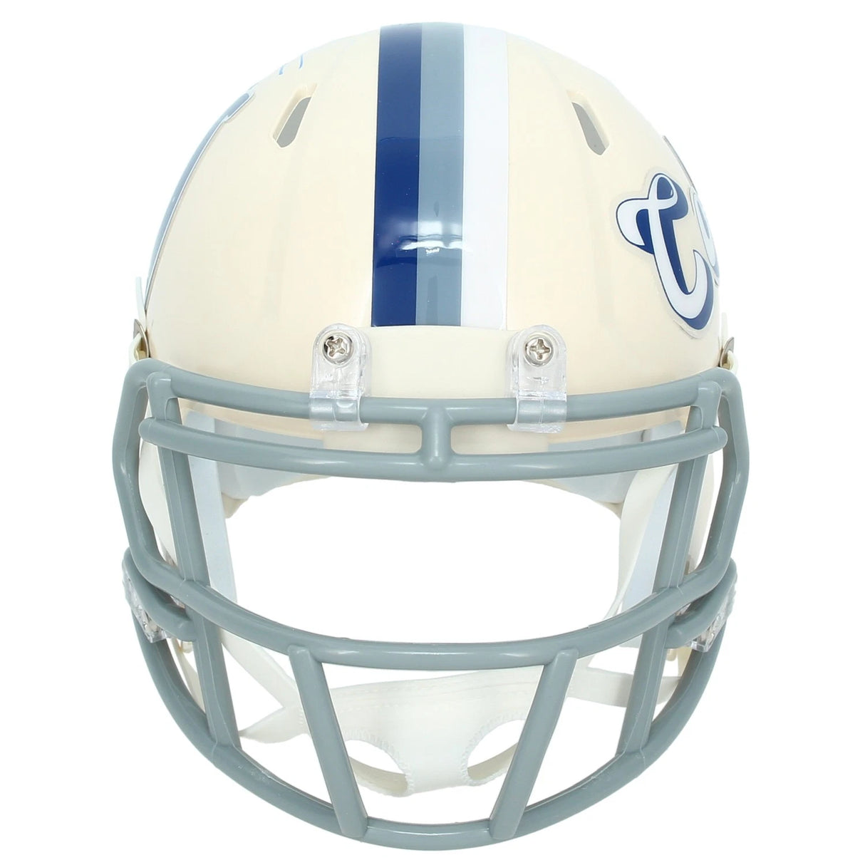 Jonathan Taylor Autographed Indianapolis Colts RETRO Speed Mini Helmet Beckett Witnessed