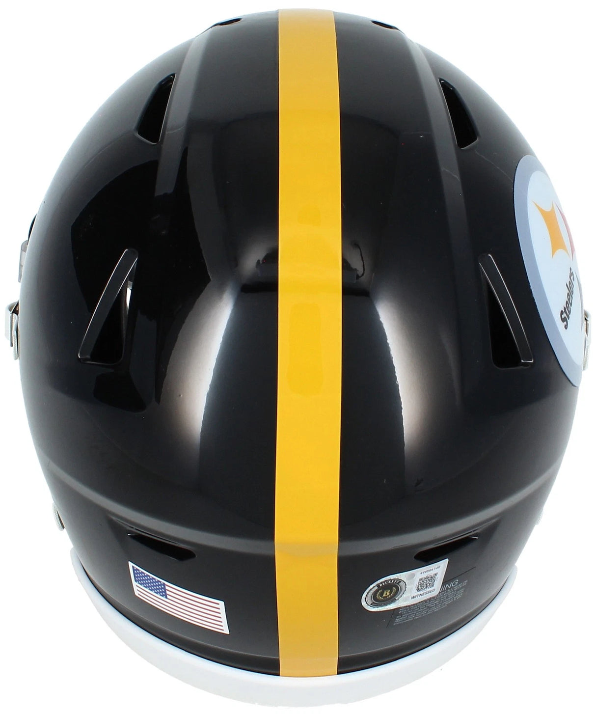 Rico Dowdle Autographed Pittsburgh Steelers Speedflex Midi Helmet Beckett Witnessed