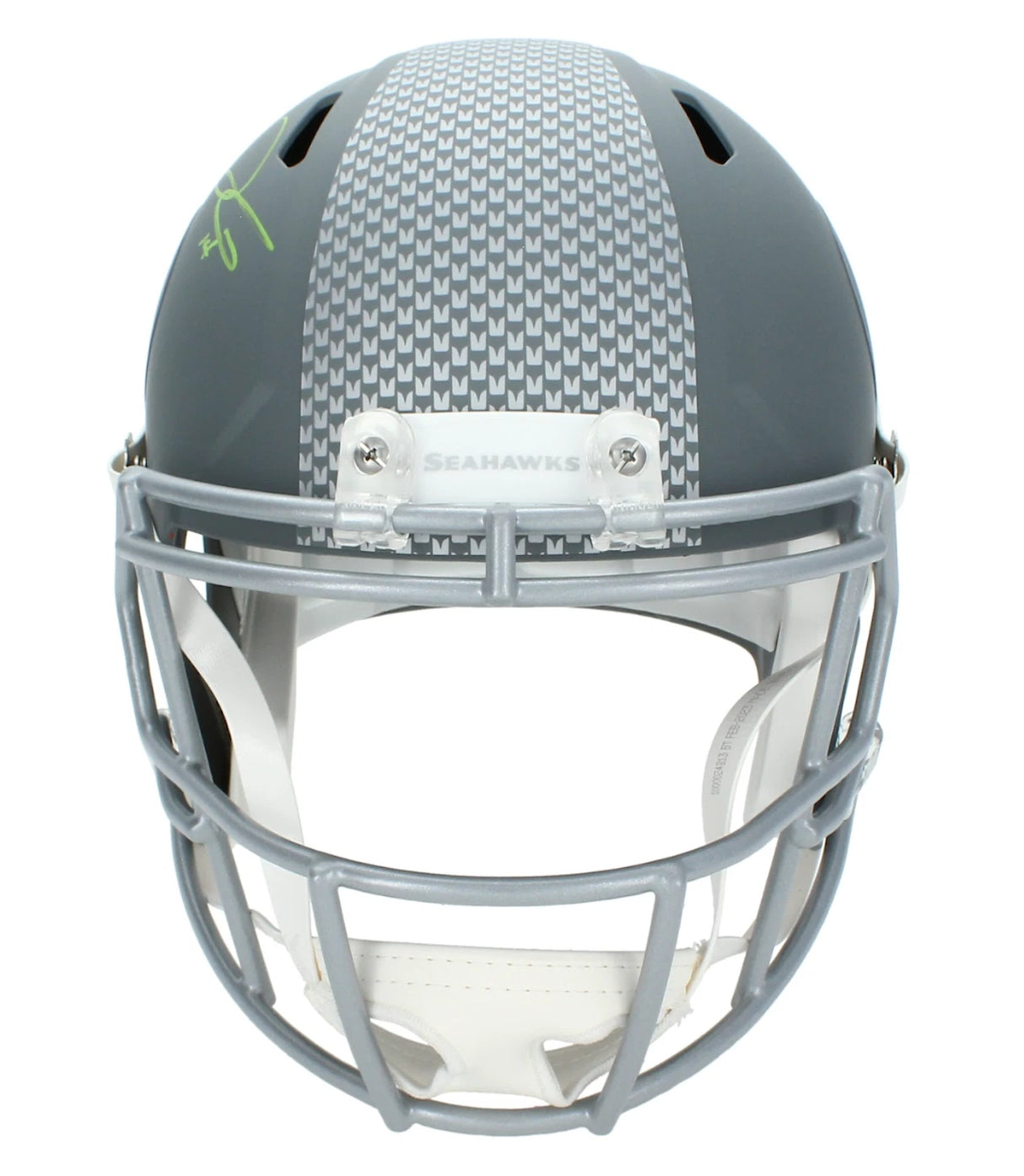 Sam Darnold Autographed Seattle Seahawks Slate Speed Full Size Helmet Beckett Witnessed