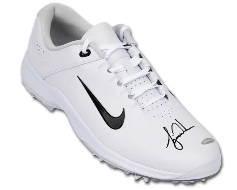 Tiger Woods Autographed Nike Air Zoom Tiger Woods 20 Golf Shoes UDA