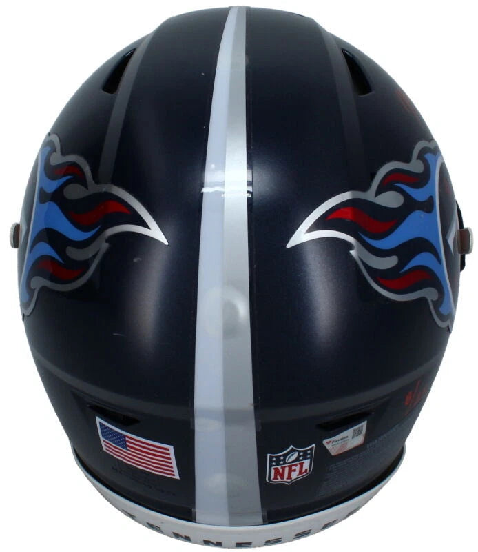Will Levis Autographed (in Red) Tennessee Titans Speedflex Authentic Helmet LE 8/25 Fanatics