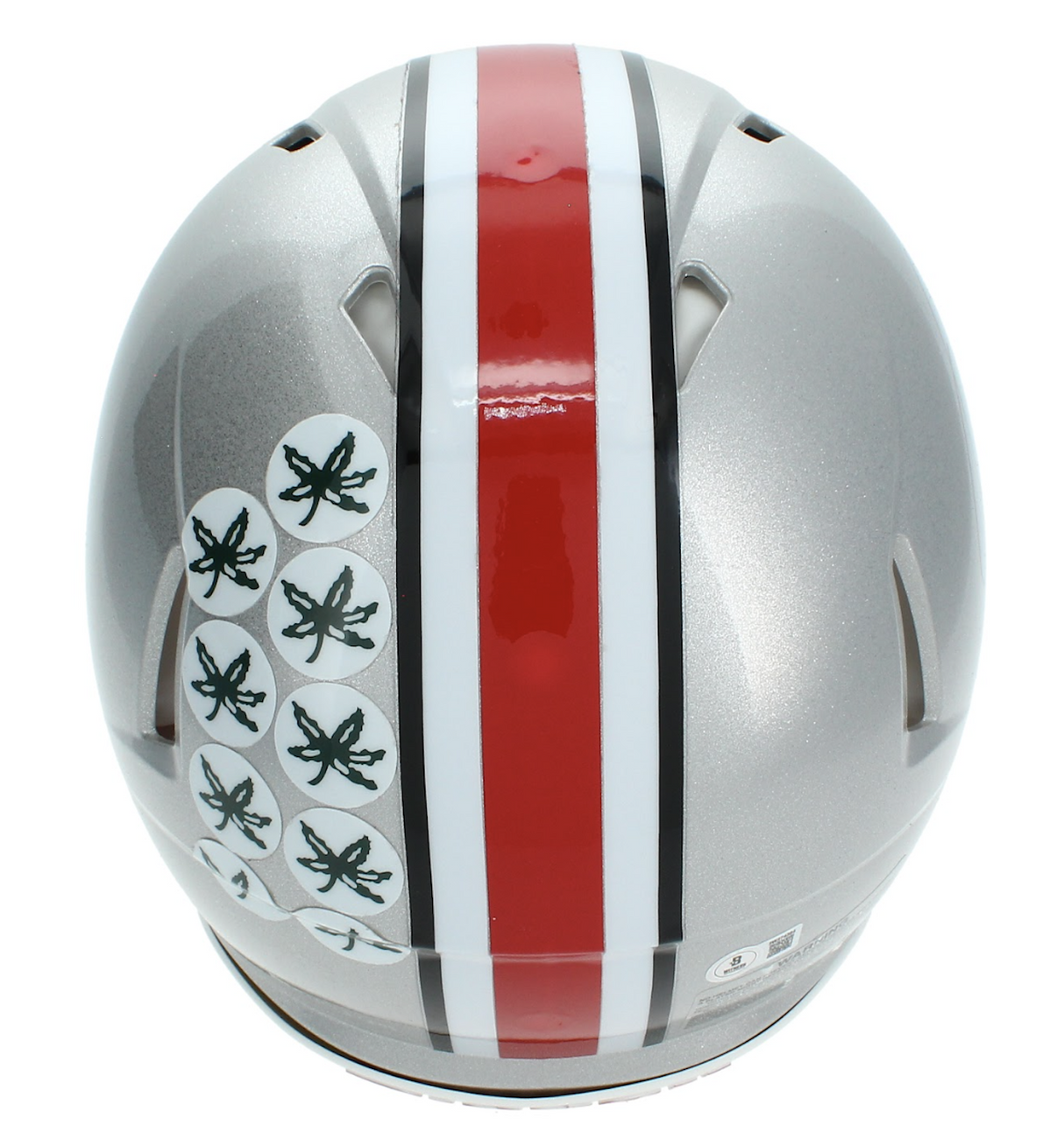 Quinshon Judkins Autographed Ohio State Buckeyes Speed Authentic Helmet Beckett Witnessed