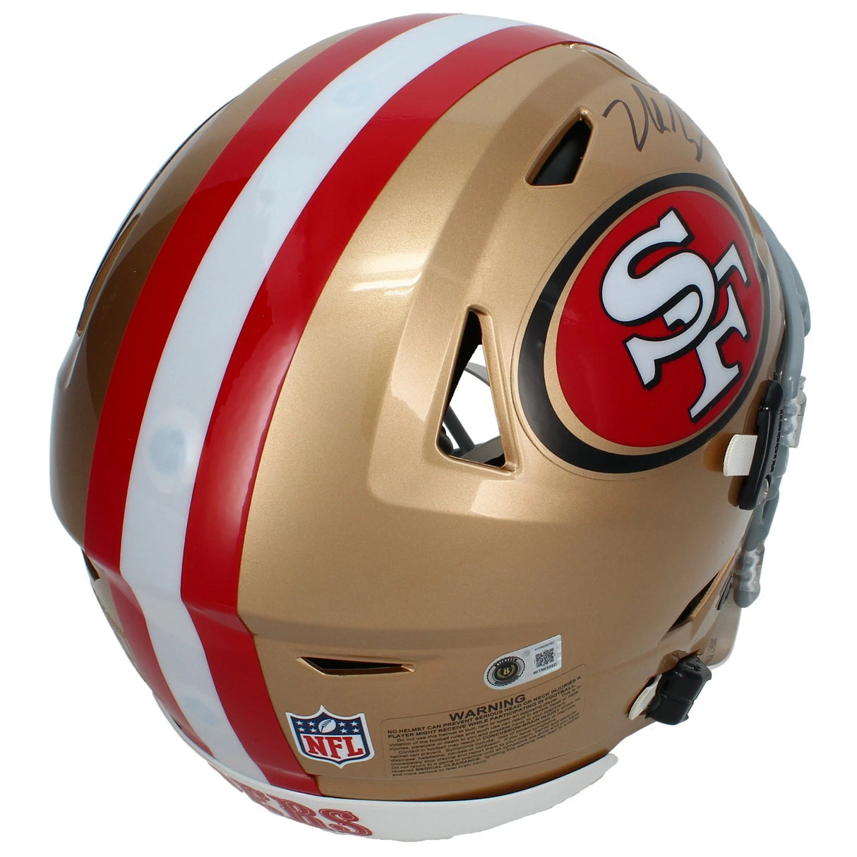 Nick Bosa Autographed San Francisco 49ers Speedflex Authentic Helmet Beckett Witnessed