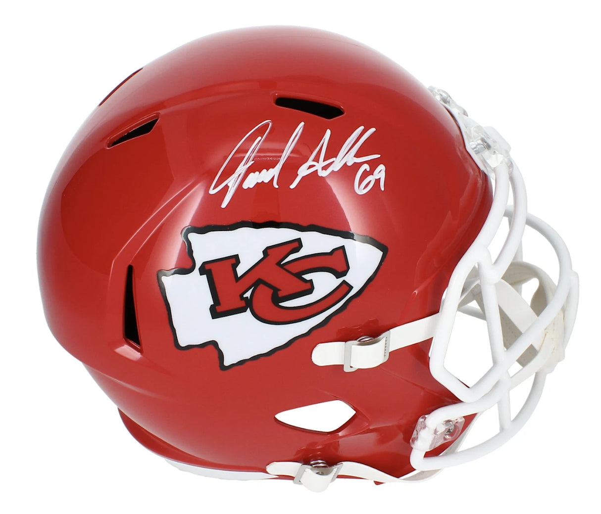Jared Allen Autographed Kansas City Chiefs Speed Full Size Helmet Beckett Witnessed