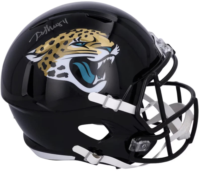 Brian Thomas Jr. Autographed Jacksonville Jaguars Speed Full Size Helmet Fanatics