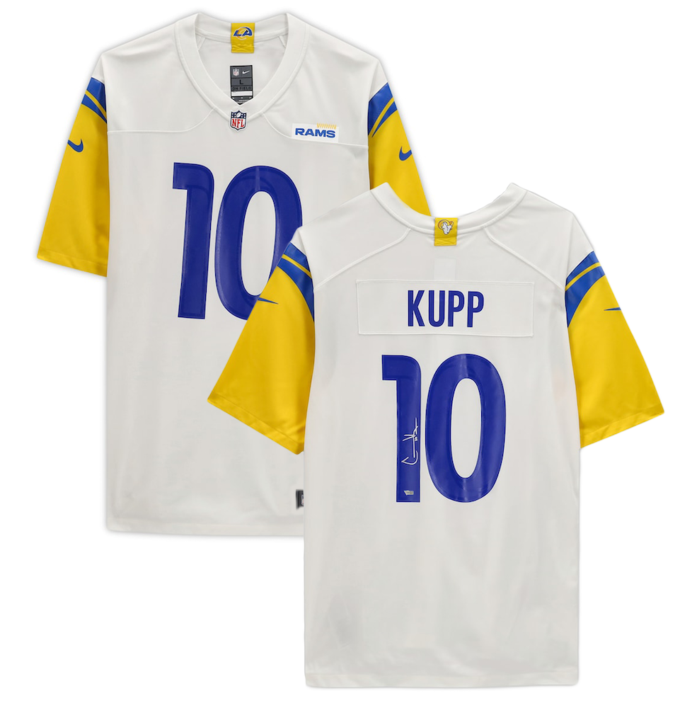 COOPER KUPP Autographed Los Angeles Rams White Nike Game Jersey FANATICS