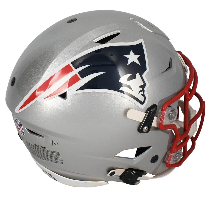 Tom Brady Autographed/Inscribed "LFG" New England Patriots Speedflex Authentic Helmet LE 1/25