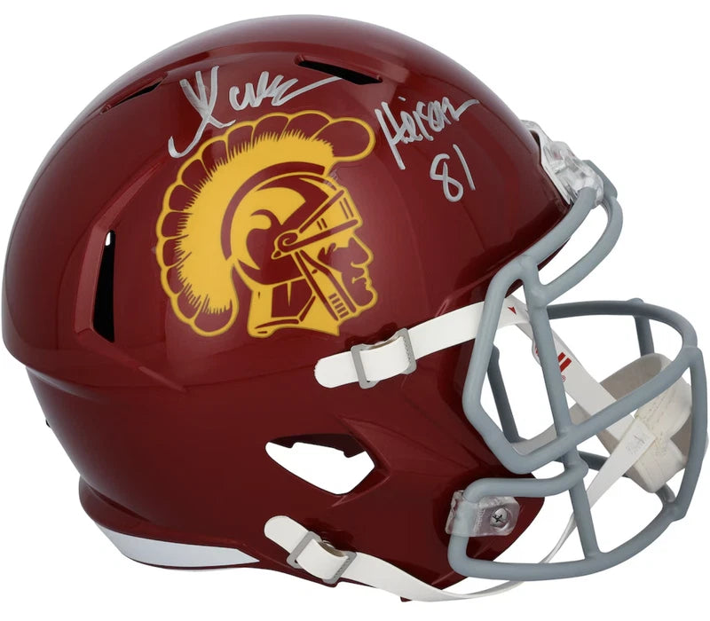 Marcus Allen Autographed/Inscribed "Heisman 81" USC Trojans Speed Full Size Helmet Fanatics