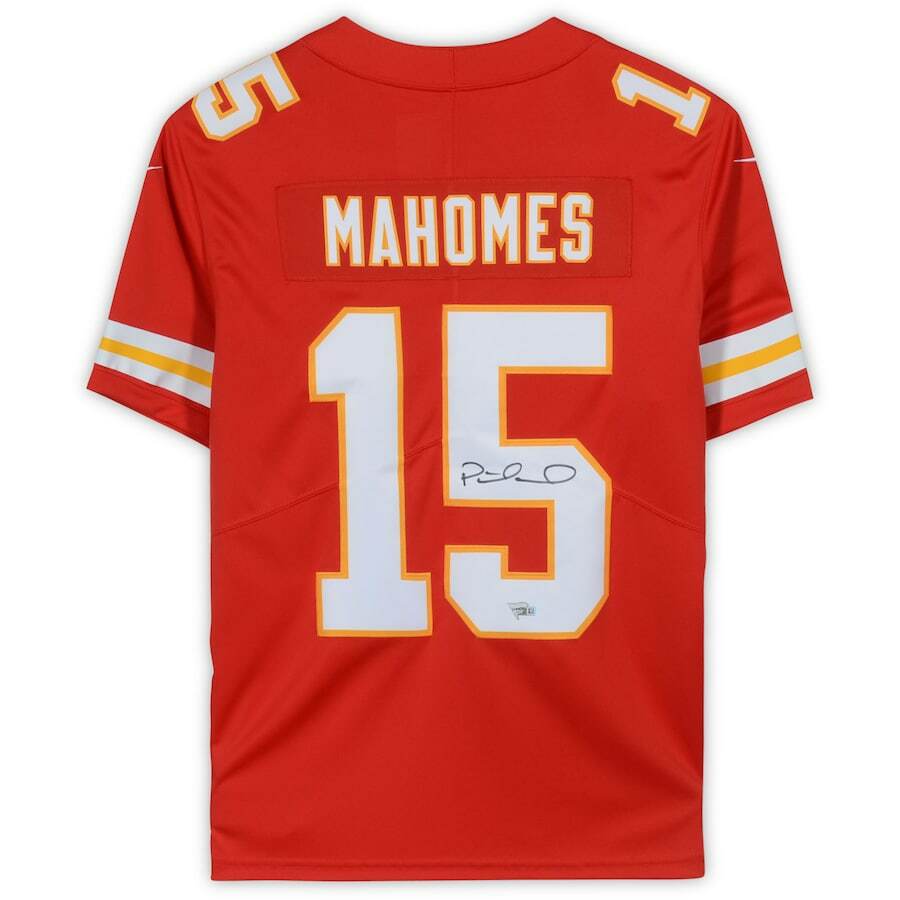 PATRICK MAHOMES Kansas City Chiefs Autographed Nike Red Limited Jersey FANATICS