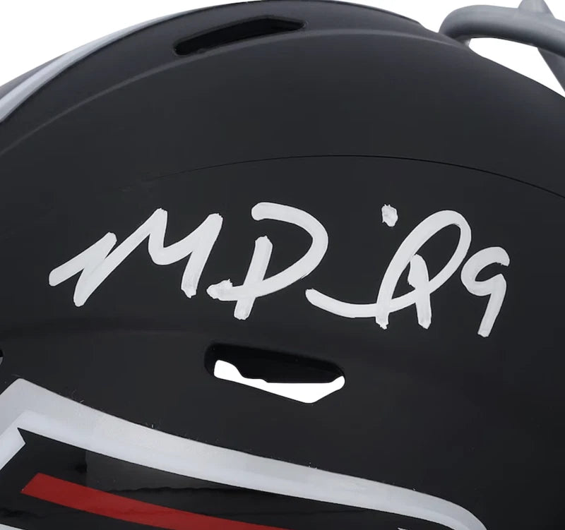 Michael Penix Jr. Autographed Atlanta Falcons Speed Mini Helmet Fanatics
