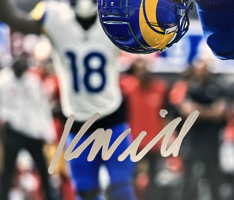 Kyren Williams Autographed "TD Flip" Los Angeles Rams 16"x20" Photograph Beckett Witnessed