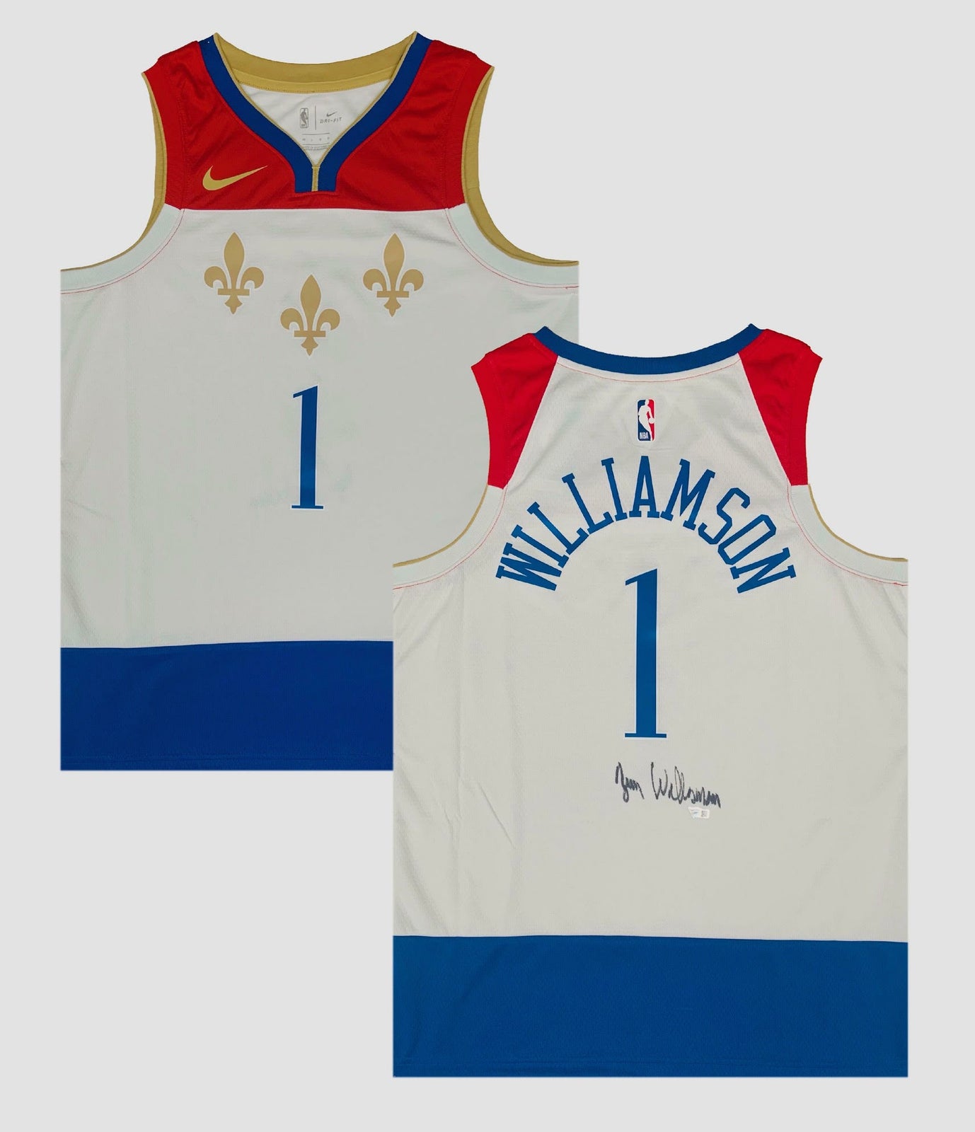ZION WILLIAMSON Autographed Pelicans City Edition Jersey FANATICS
