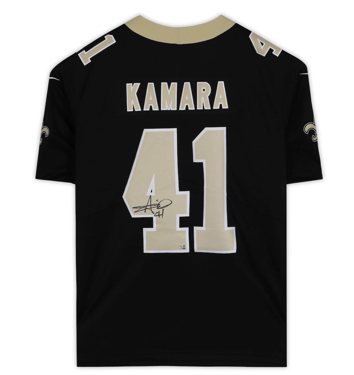 Alvin Kamara Autographed New Orleans Saints Black Nike Limited Jersey Fanatics