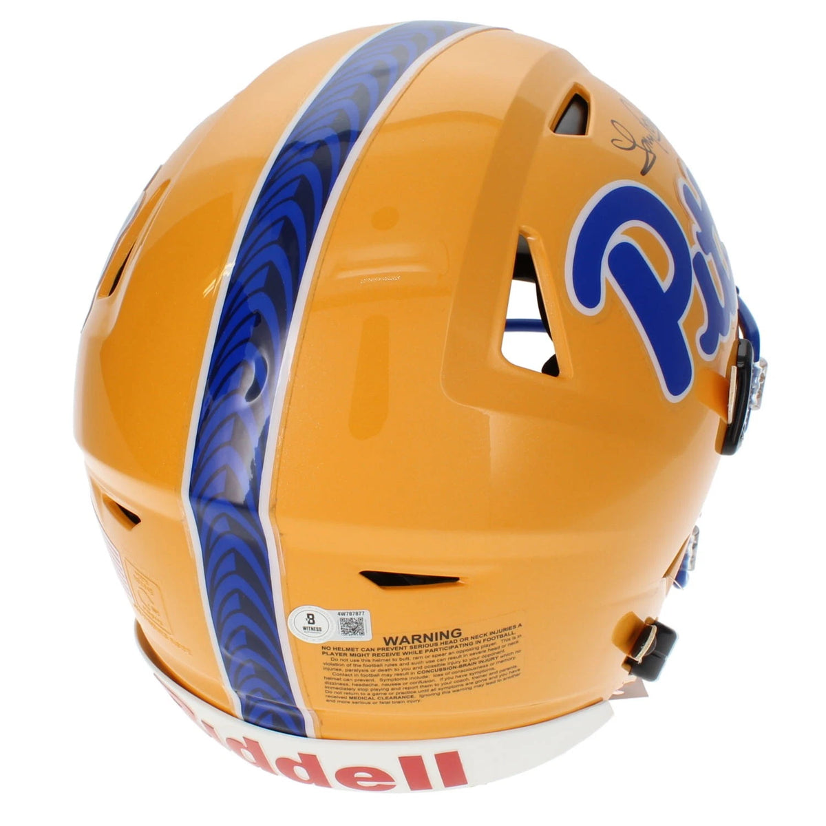 Tony Dorsett Autographed Pittsburgh Panthers Speedflex Authentic Helmet Beckett Witnessed