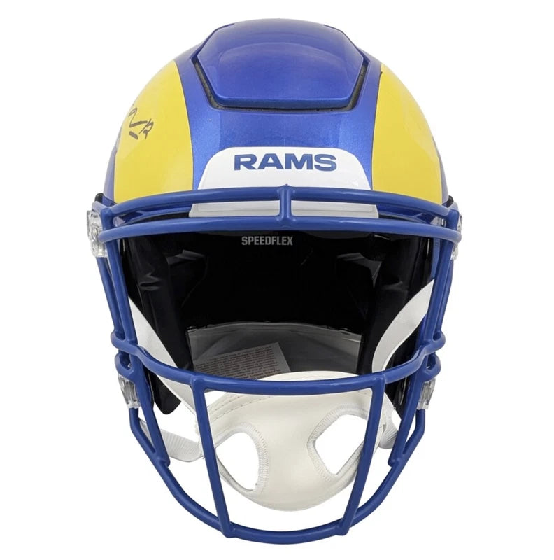 Puka Nacua Autographed Los Angeles Rams Speedflex Authentic Helmet Fanatics