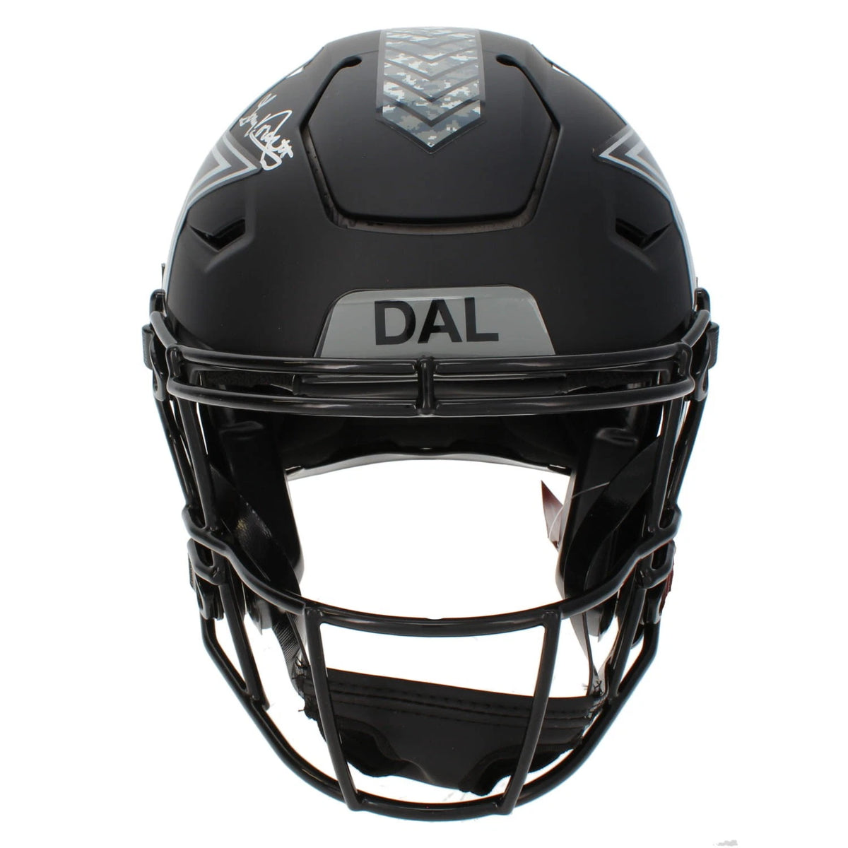 Tony Dorsett Autographed Dallas Cowboys 2026 Salute to Service Speedflex Authentic Helmet Beckett Witnessed