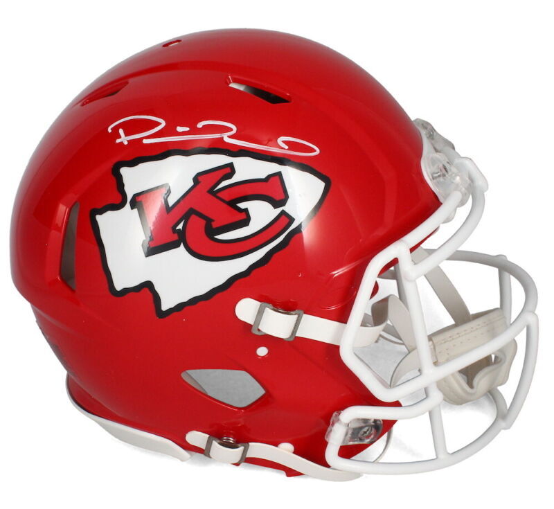 Patrick Mahomes Autographed Kansas City Chiefs Speed Authentic Helmet Beckett Witnessed