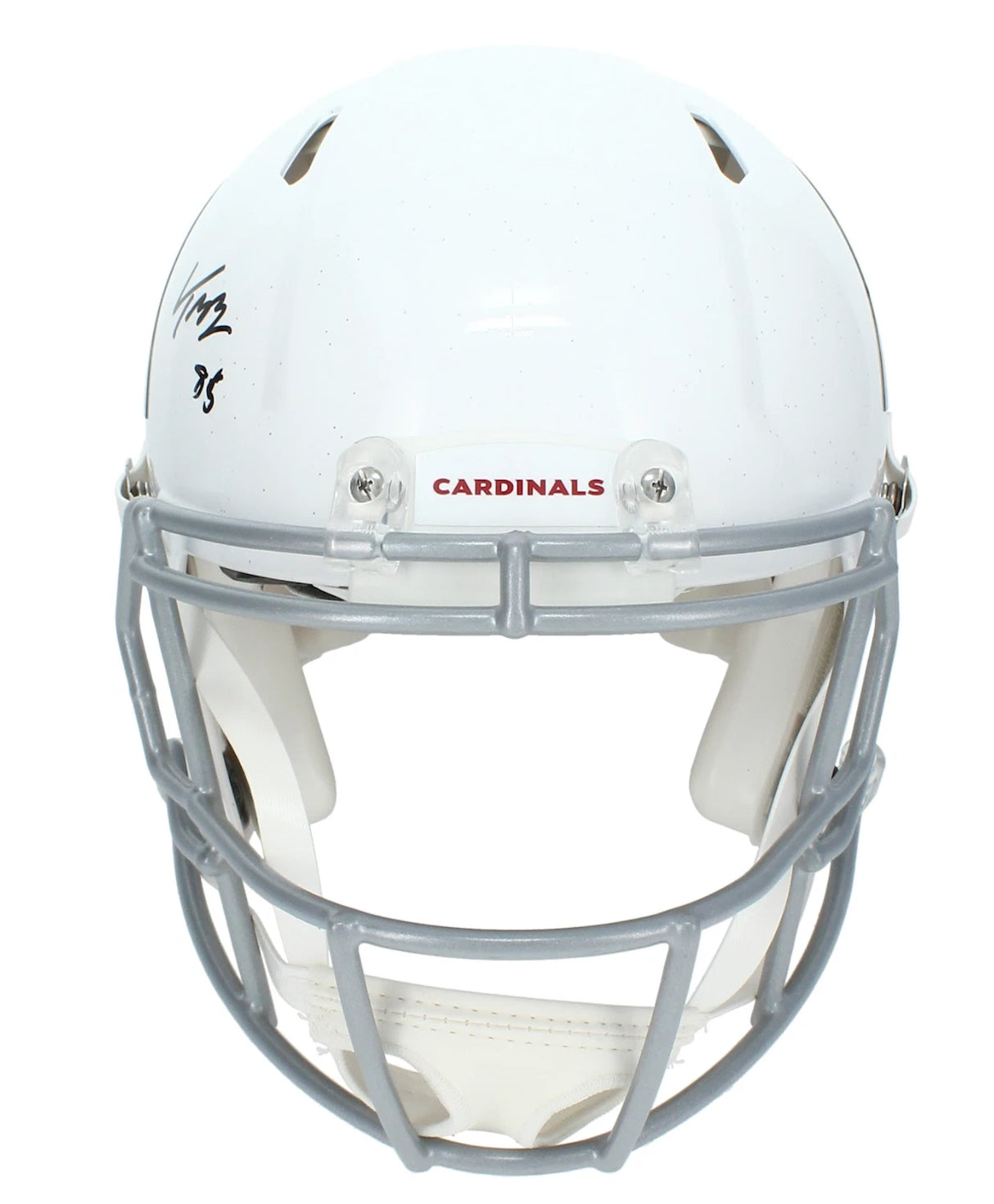 Trey McBride Autographed Arizona Cardinals Speed Authentic Helmet Beckett Witnessed