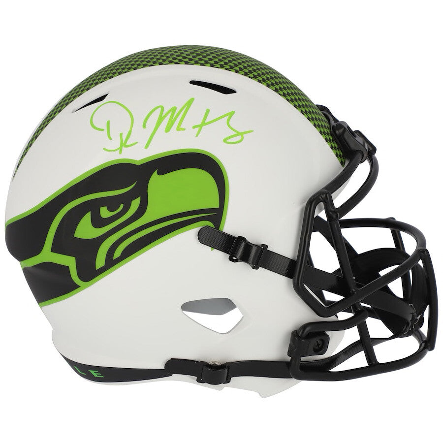 D.K. METCALF Autographed Seattle Seahawks Lunar Eclipse Speed Full Size Helmet FANATICS