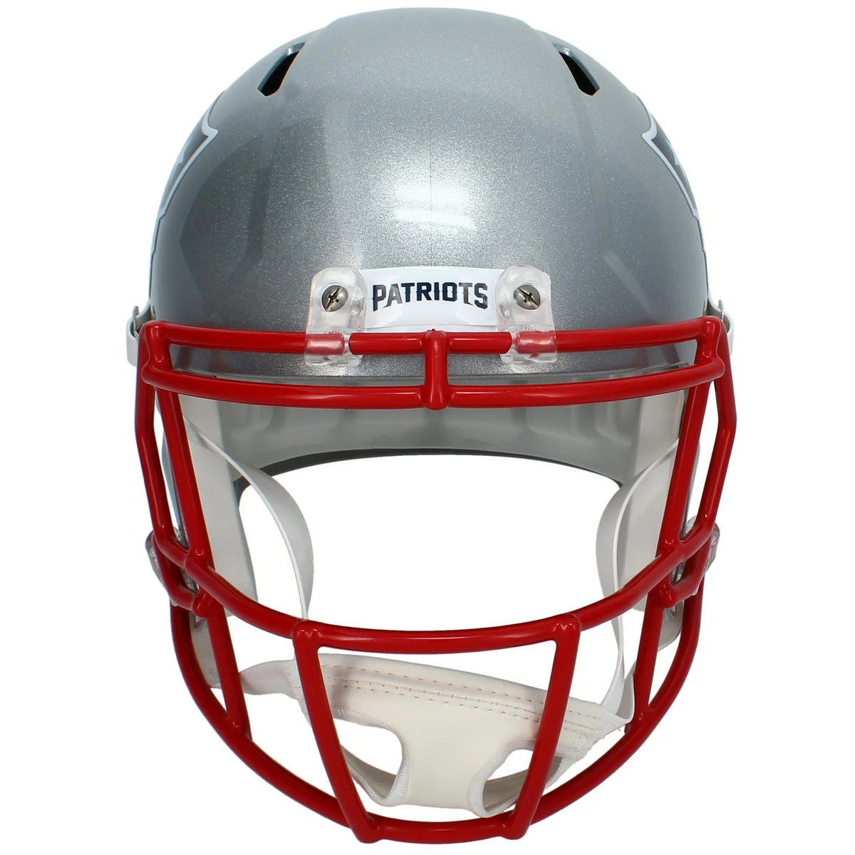 A.J. Brown Autographed New England Patriots Speed Full Size Helmet Beckett Witnessed