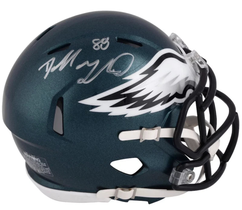 Dallas Goedert Autographed Philadelphia Eagles Speed Mini Helmet Fanatics