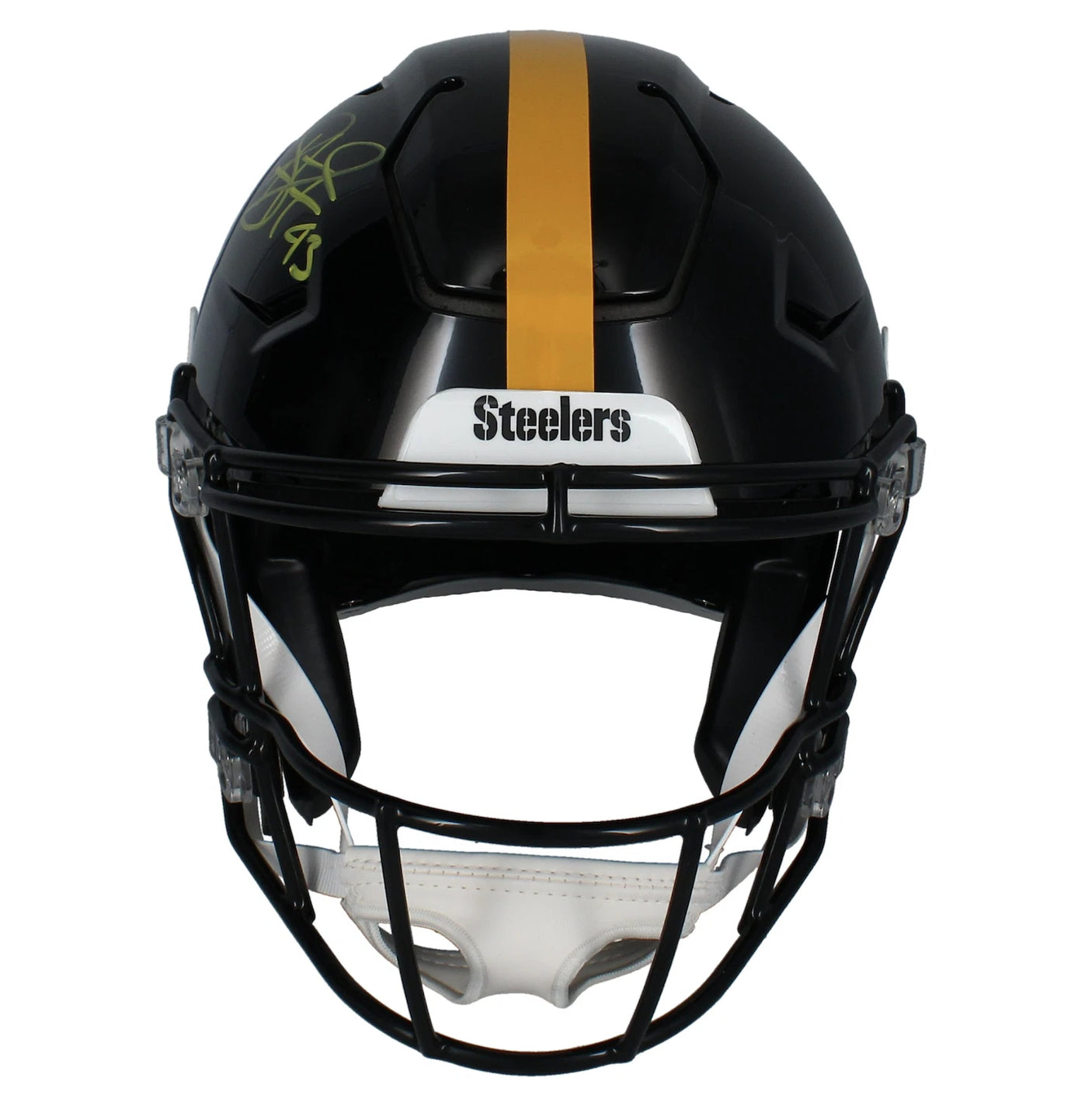 Troy Polamalu Autographed Pittsburgh Steelers Speedflex Authentic Helmet Beckett Witnessed