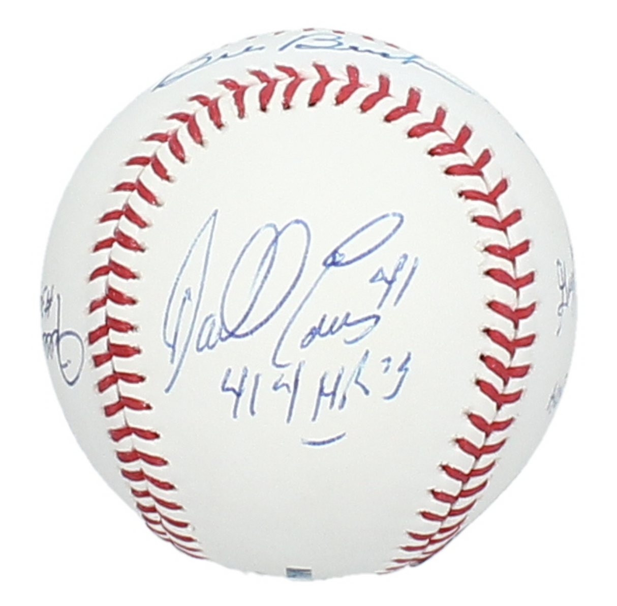 Bill Buckner/Gaylord Perry/Darrell Evans/Rolllie Fingers/George Foster Multi Autographed/Inscribed Official MLB Baseball Beckett Authenticated